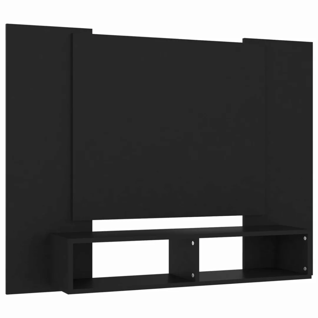Tv-wandschrank Schwarz 120x23,5x90 Cm Spanplatte günstig online kaufen