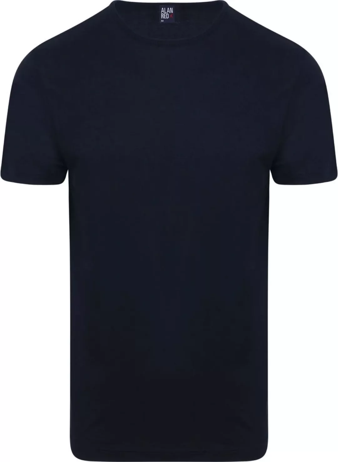 Alan Red Derby O-Ausschnitt T-Shirt Dunkelblau (2er-Pack) - Größe M günstig online kaufen