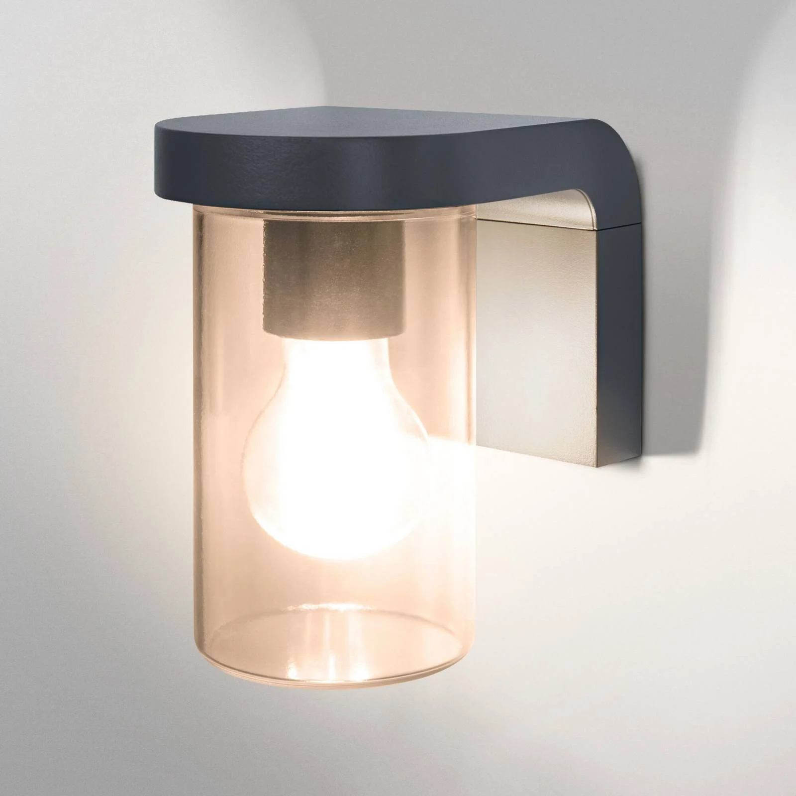 OSRAM Außenwandlampe ENDURA CLASSIC CASCADE, Glas amber IP44 günstig online kaufen