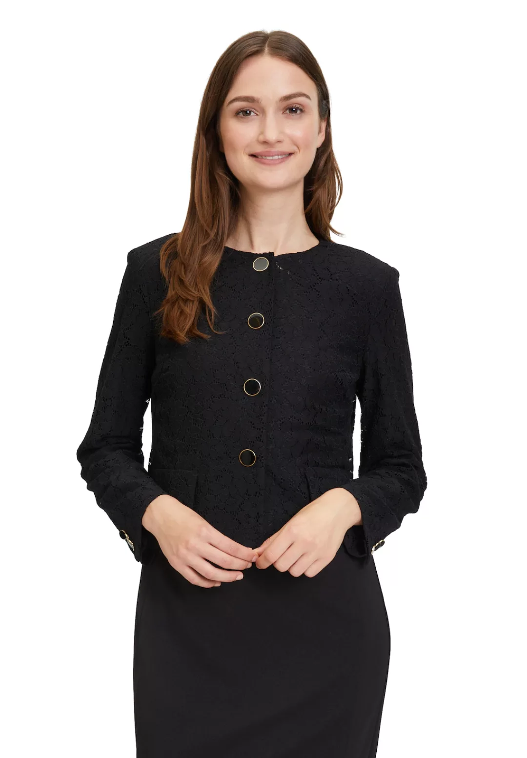 Vera Mont Boleroblazer "Vera Mont Blazer-Jacke mit Knöpfen", Spitze günstig online kaufen