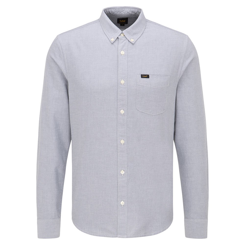 Lee Button Down Pullover M Cloudburst Grey günstig online kaufen