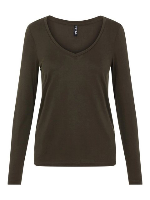 pieces Langarmshirt Kamala (1-tlg) Plain/ohne Details günstig online kaufen