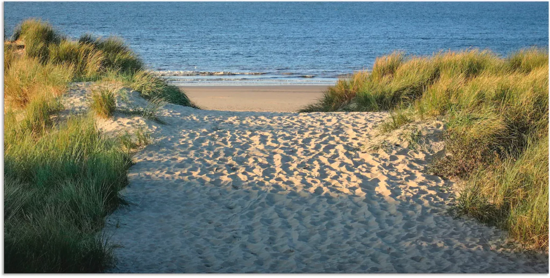 Artland Wandbild »Strandaufgang«, Strand, (1 St.), als Alubild, Outdoorbild günstig online kaufen