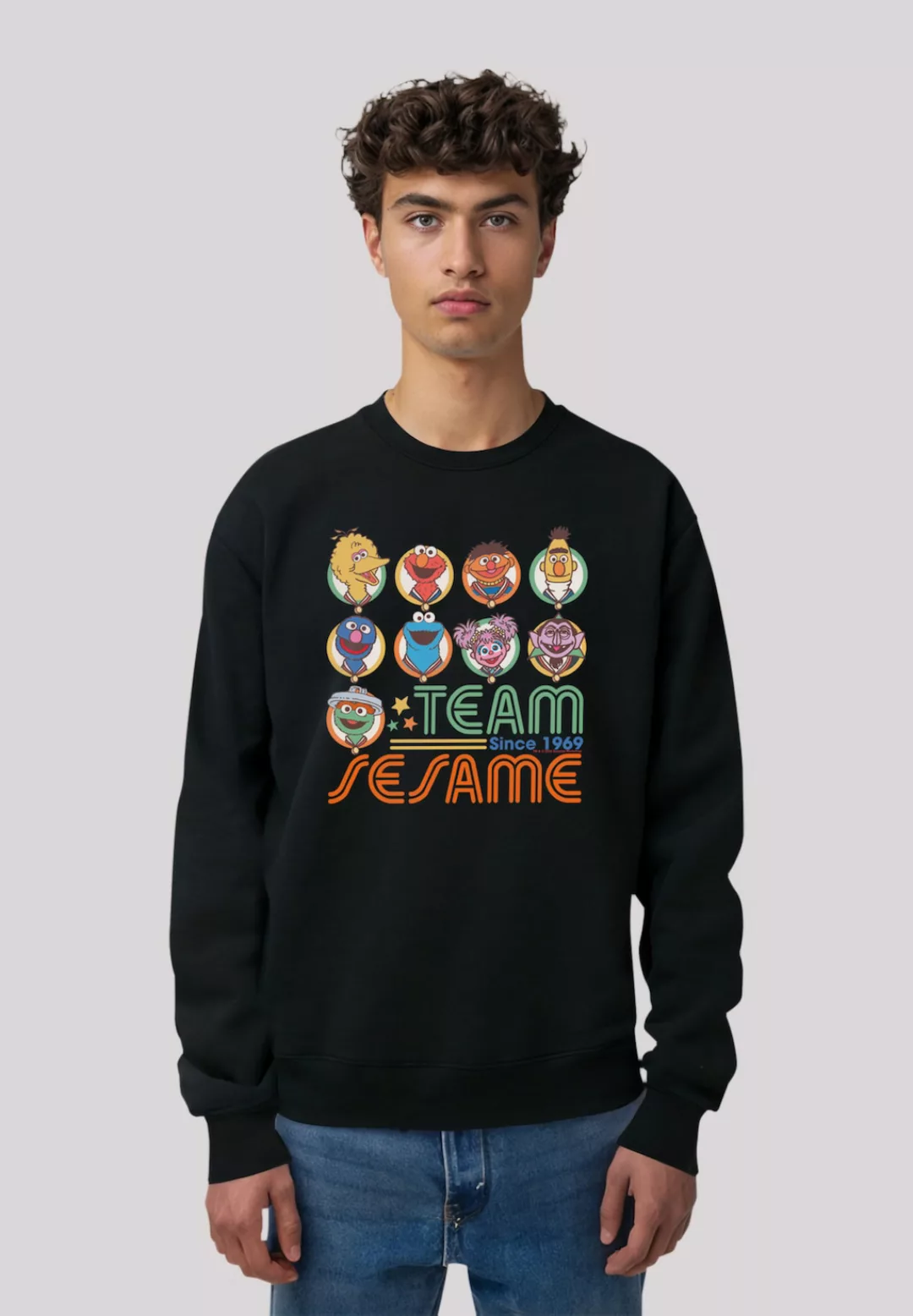 F4NT4STIC Sweatshirt "Sesamstraße Team Since 1969", Premium Qualität günstig online kaufen