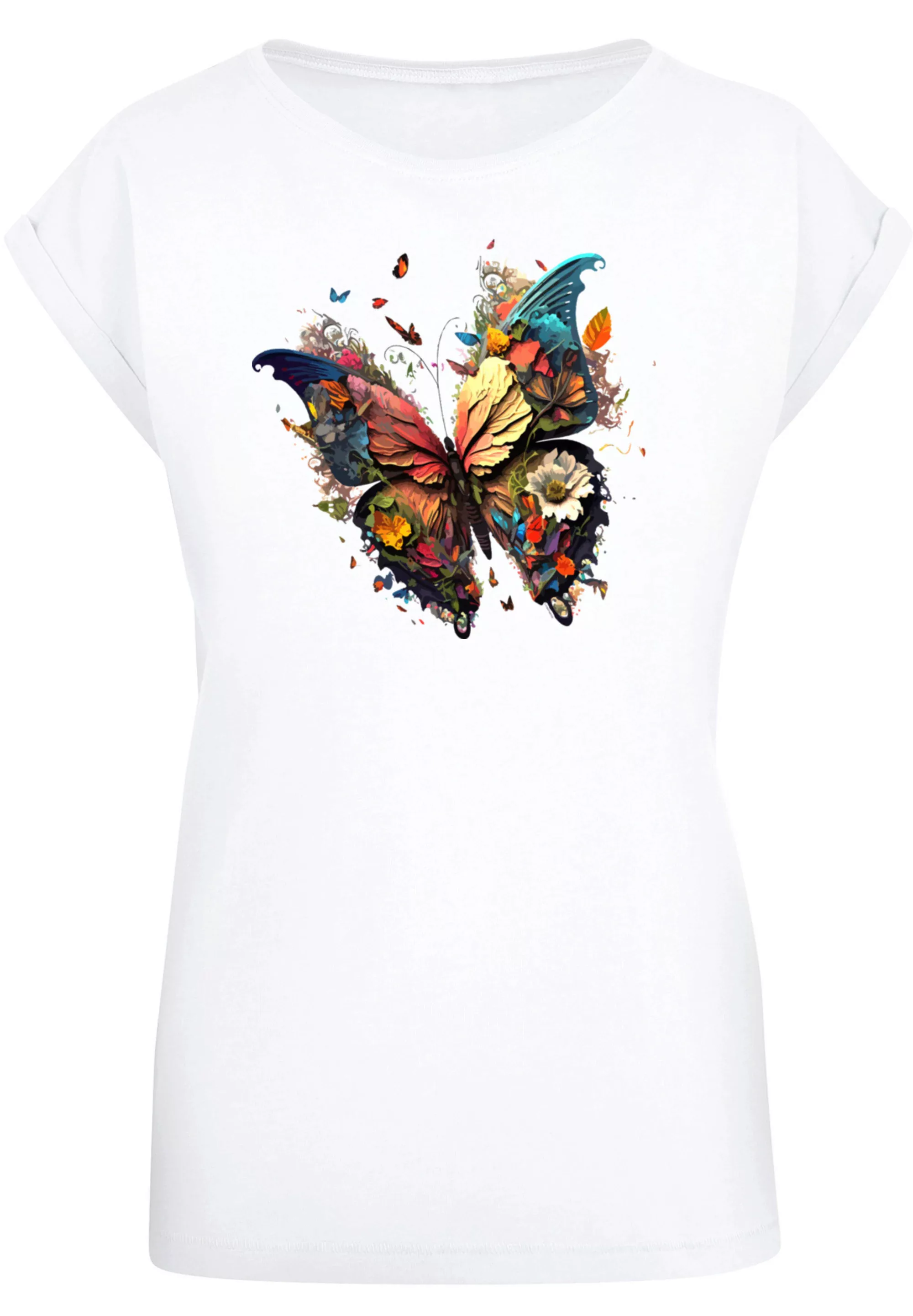 F4NT4STIC T-Shirt "Schmetterling Bunt", Print günstig online kaufen