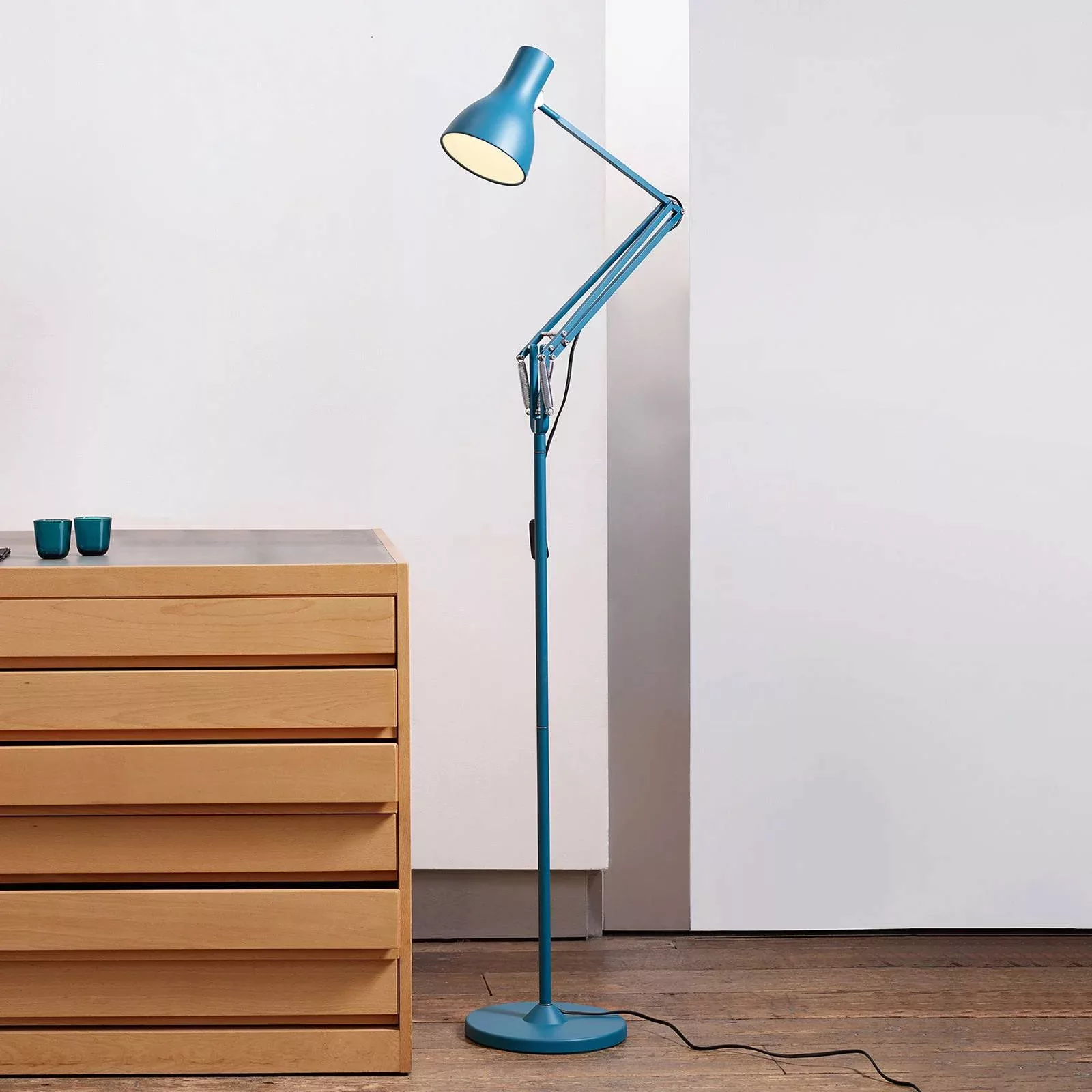 Anglepoise Type 75 Stehlampe Margaret Howell blau günstig online kaufen