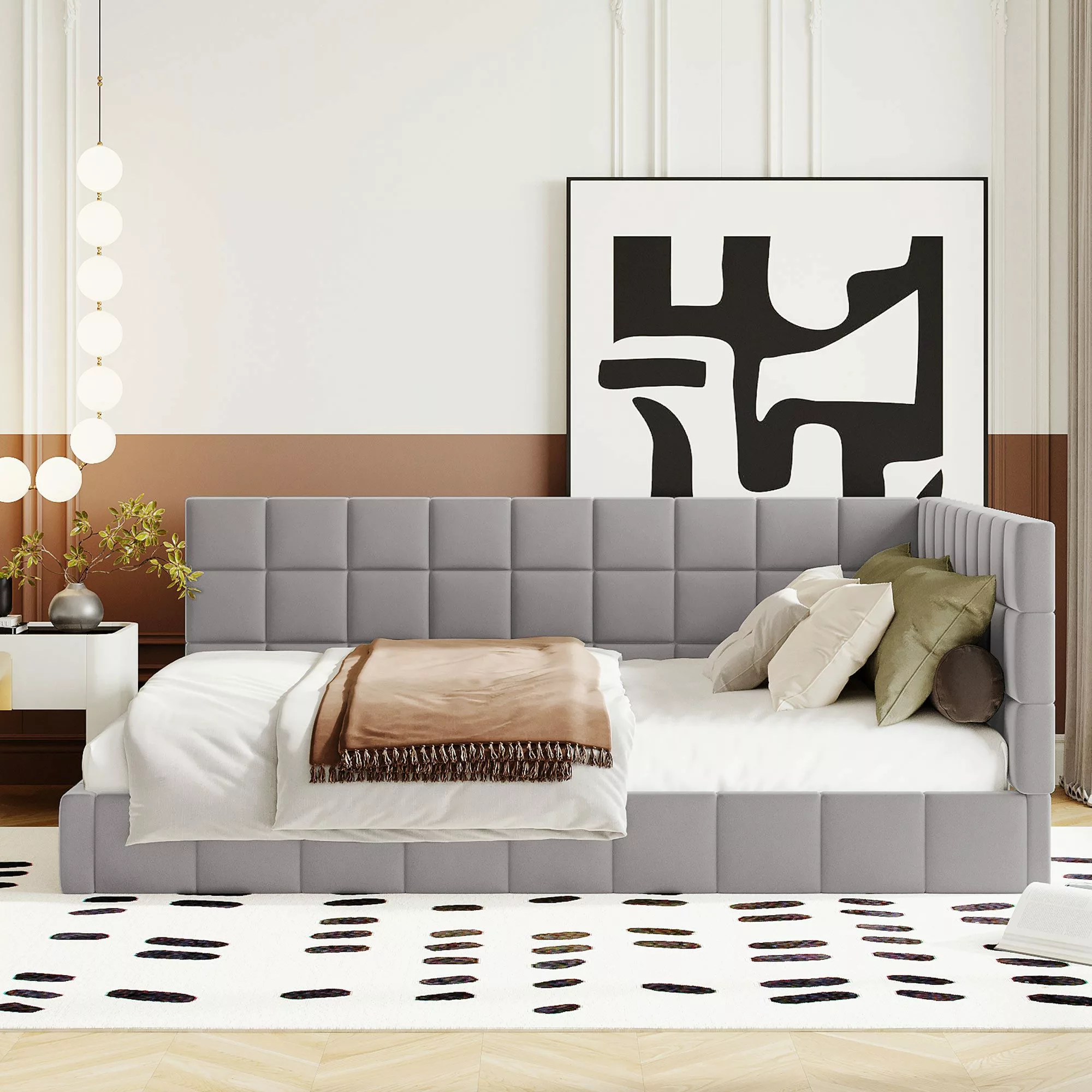 REDOM Polsterbett Schlafsofa Multifunktionsbett, Funktionsbett Stauraumbett günstig online kaufen