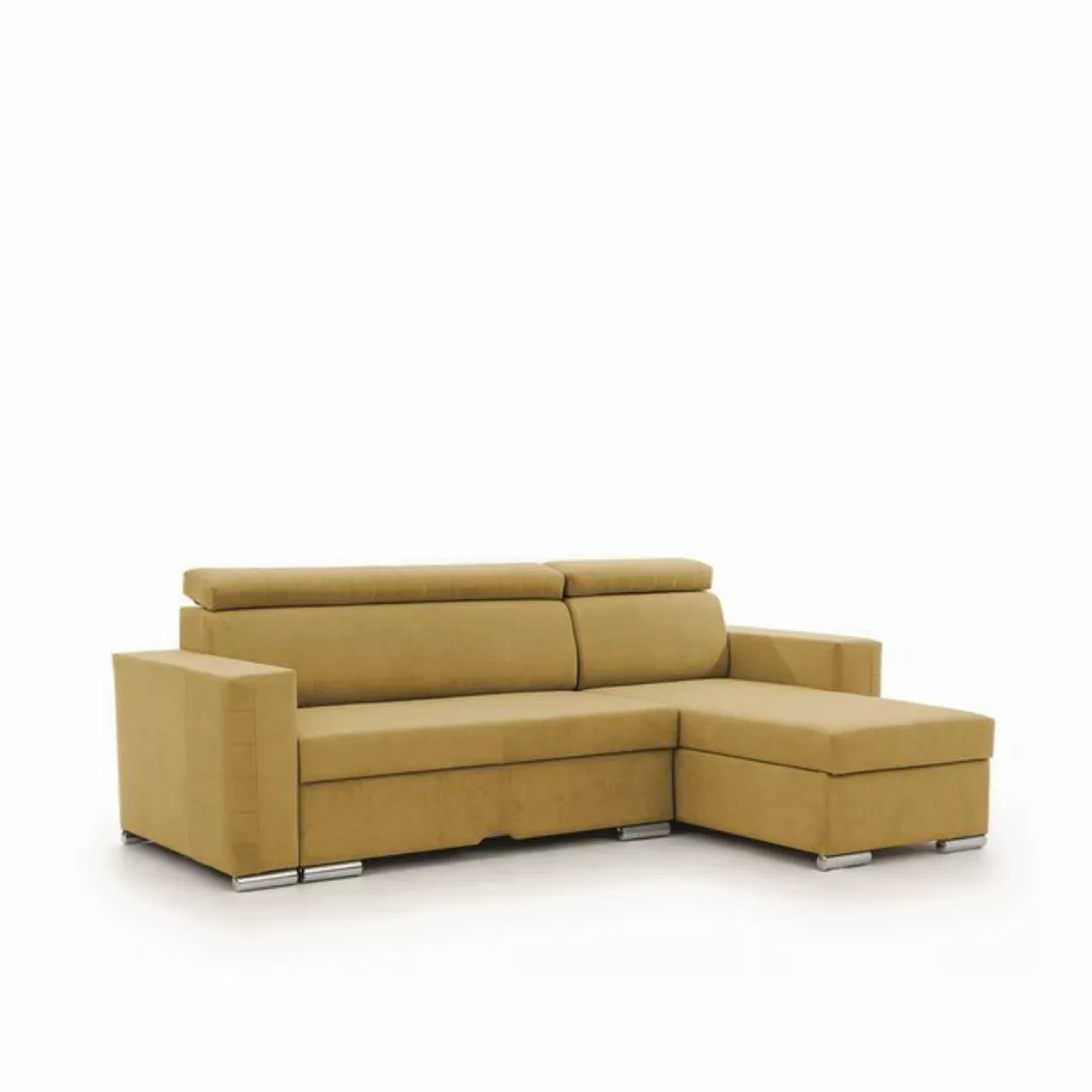 Fun Möbel Ecksofa Schlafsofa CANTON in Stoff inkl. Hocker und Sessel, Kopfs günstig online kaufen