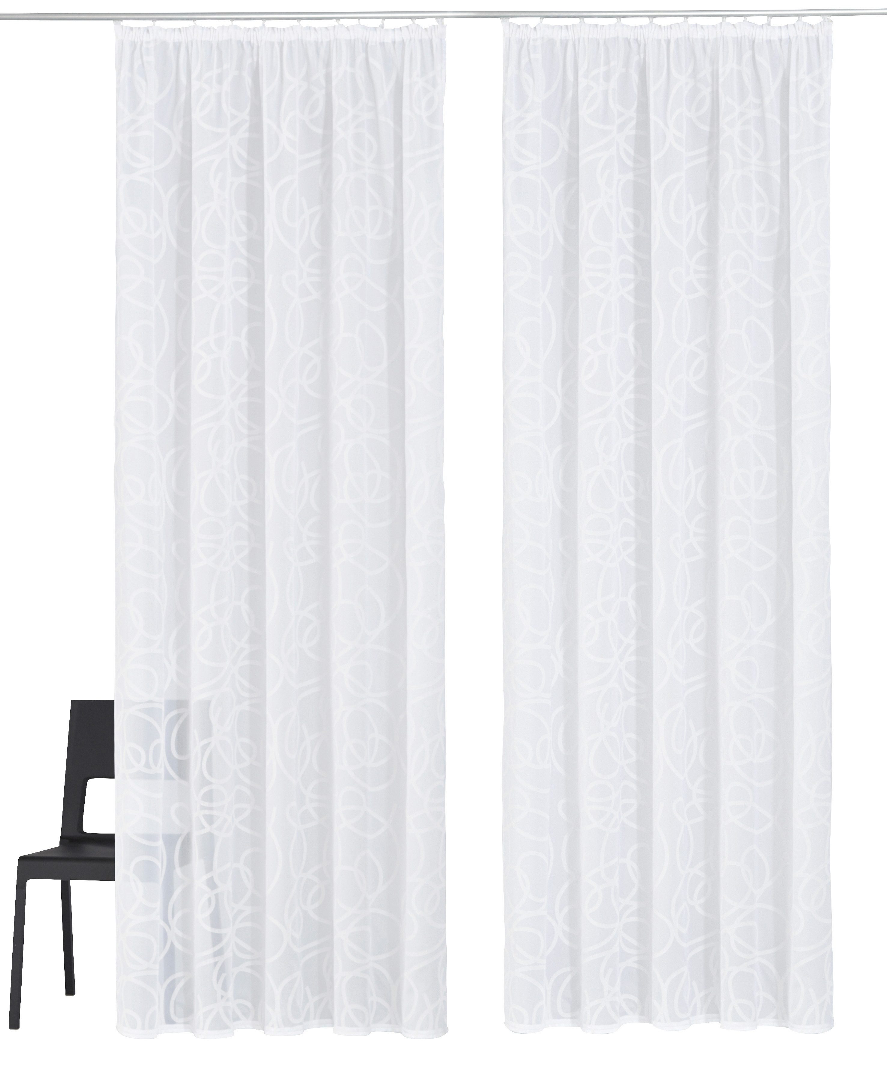 my home Gardine Tanaro, Kräuselband (2 günstig online kaufen