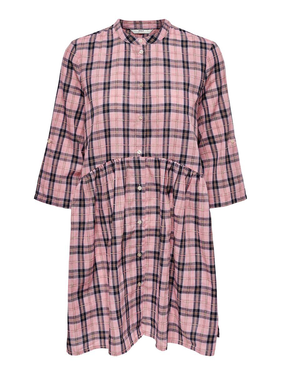 ONLY 3/4-arm- Kleid Damen Pink günstig online kaufen