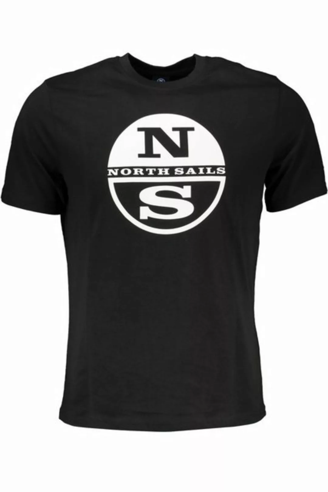 North Sails T-Shirt Herren Kurzarm T-Shirt Schwarz mit Rundhals und günstig online kaufen