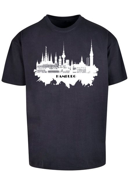 F4NT4STIC T-Shirt Cities Collection - Hamburg skyline Print günstig online kaufen