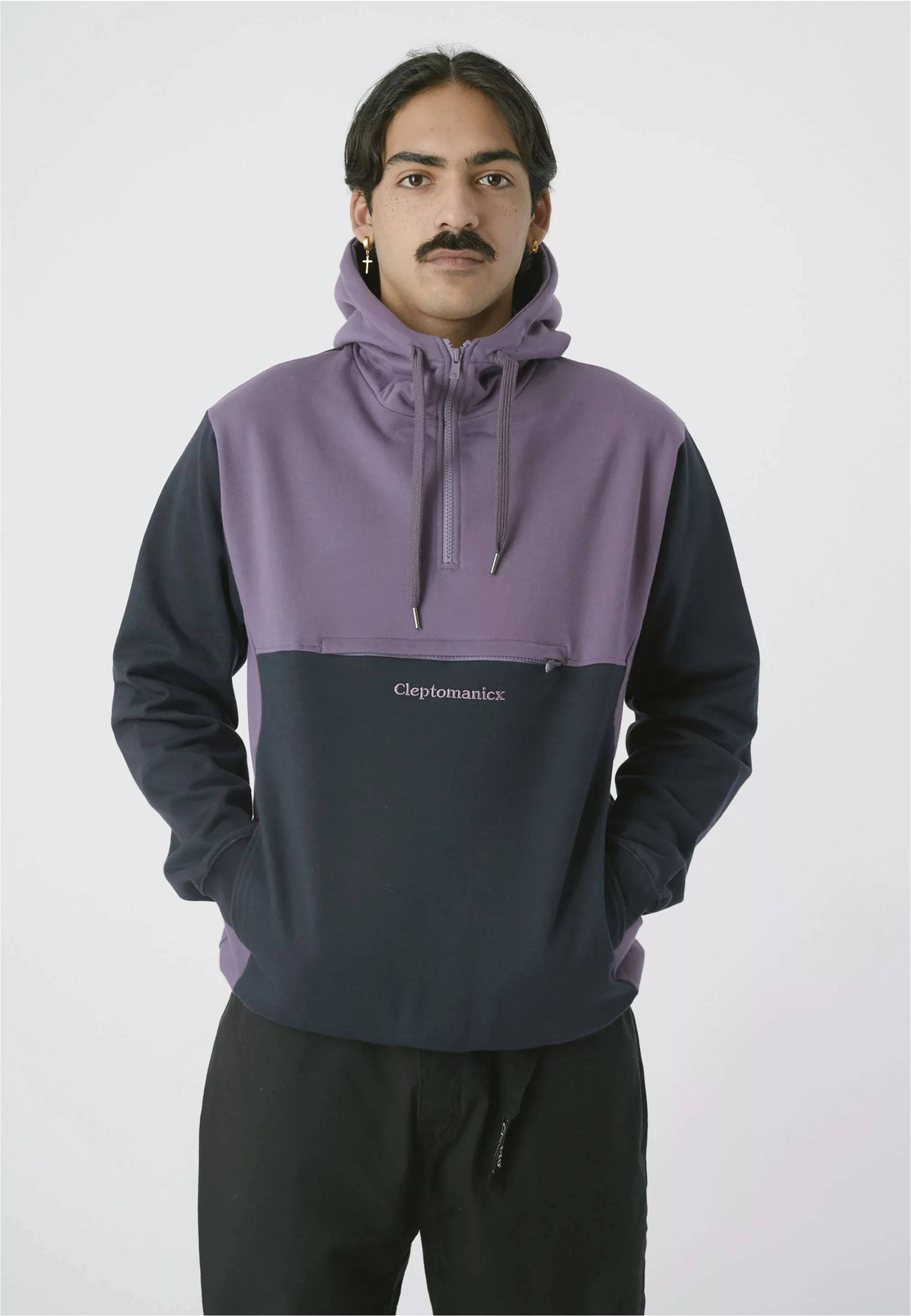 Cleptomanicx Kapuzensweatshirt "Hooded Block", im lässigen Color-Blocking-S günstig online kaufen