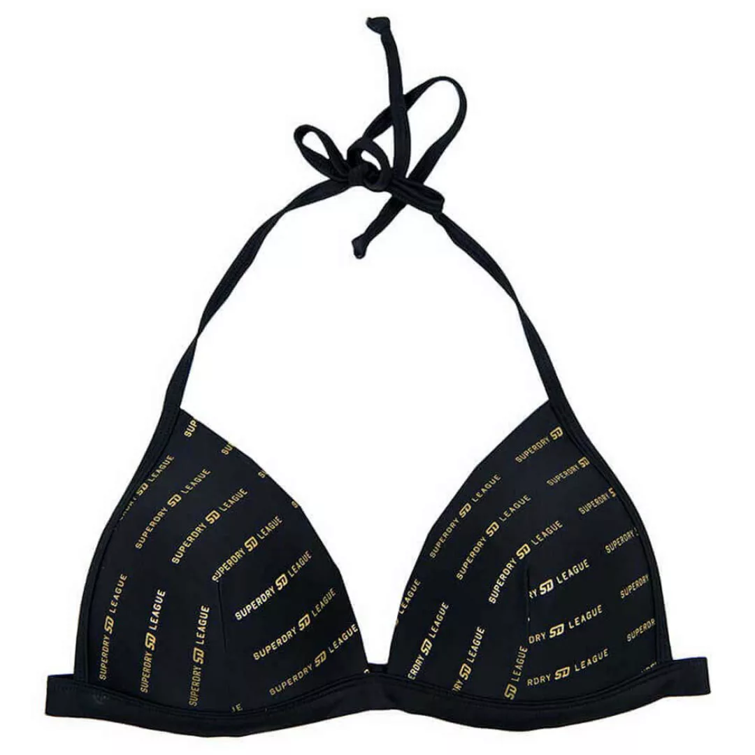 Superdry Gold Logo Fixed Bikini Oberteil XL Black günstig online kaufen