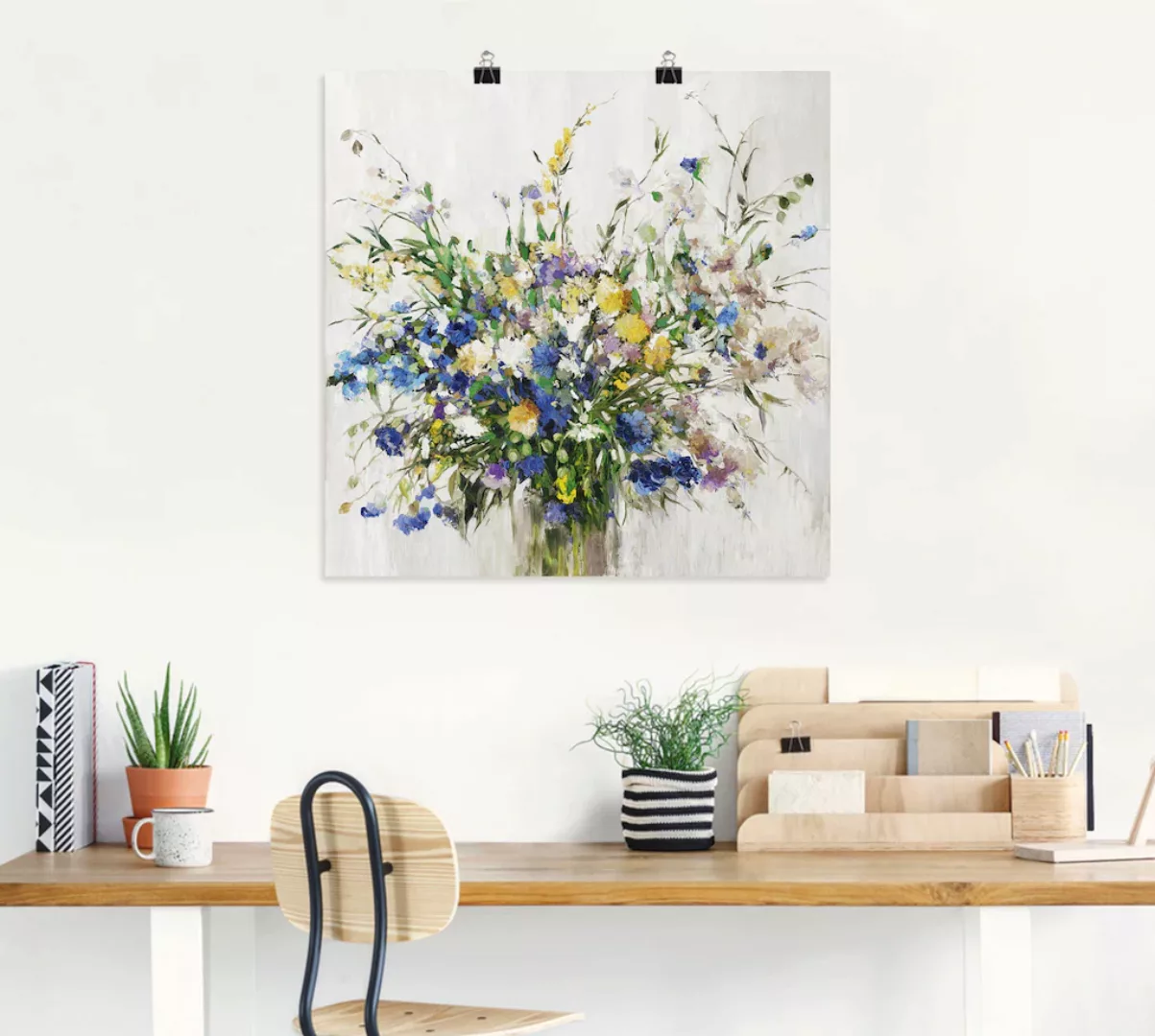 Artland Wandbild »Wildblumenstrauß«, Blumenbilder, (1 St.) günstig online kaufen