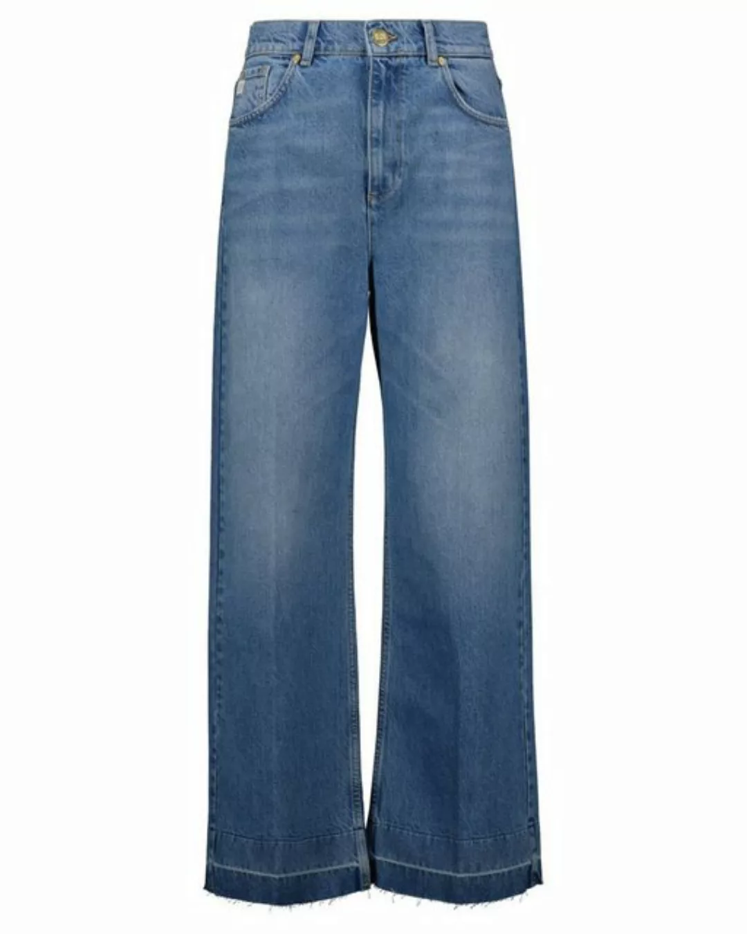 Goldgarn 5-Pocket-Jeans Damen Jeans LUISENPARK WIDE LEG (1-tlg) günstig online kaufen