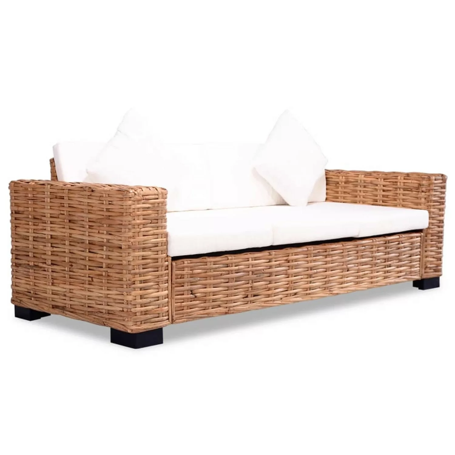 vidaXL Sofa Sofa-Set 15-tlg Natürliches Rattan günstig online kaufen