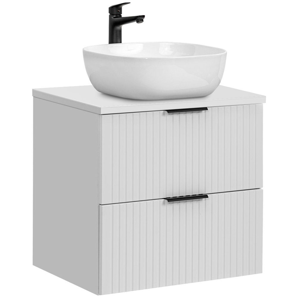 Lomadox Waschtisch ADELAIDE-56-WHITE, Waschtischunterschrank 60 cm günstig online kaufen