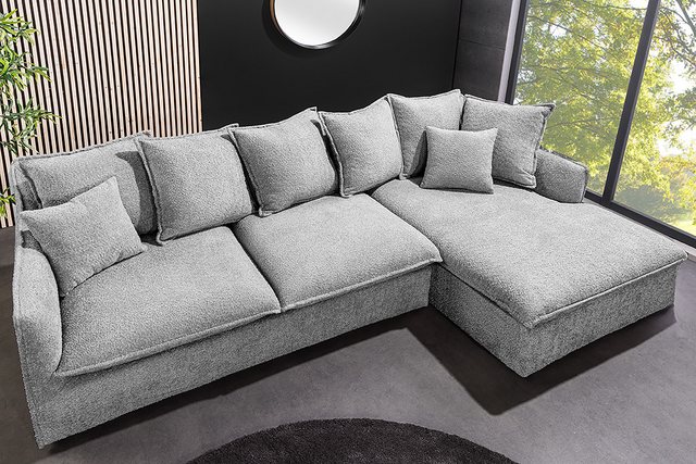 riess-ambiente Ecksofa HEAVEN 255cm grau, Einzelartikel 1 Teile, Couch · L- günstig online kaufen