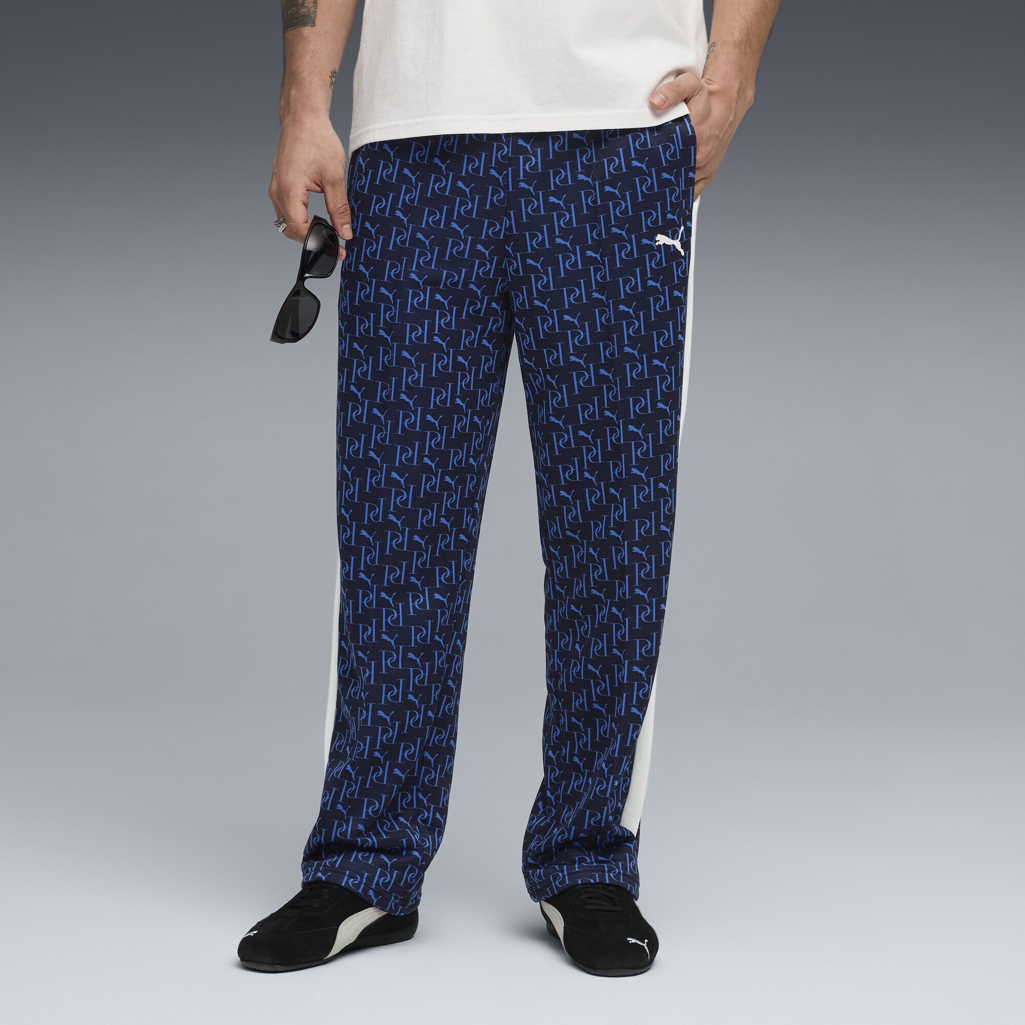 PUMA Sporthose "T7 Allover-Print Relaxed Trainingshose Herren" günstig online kaufen