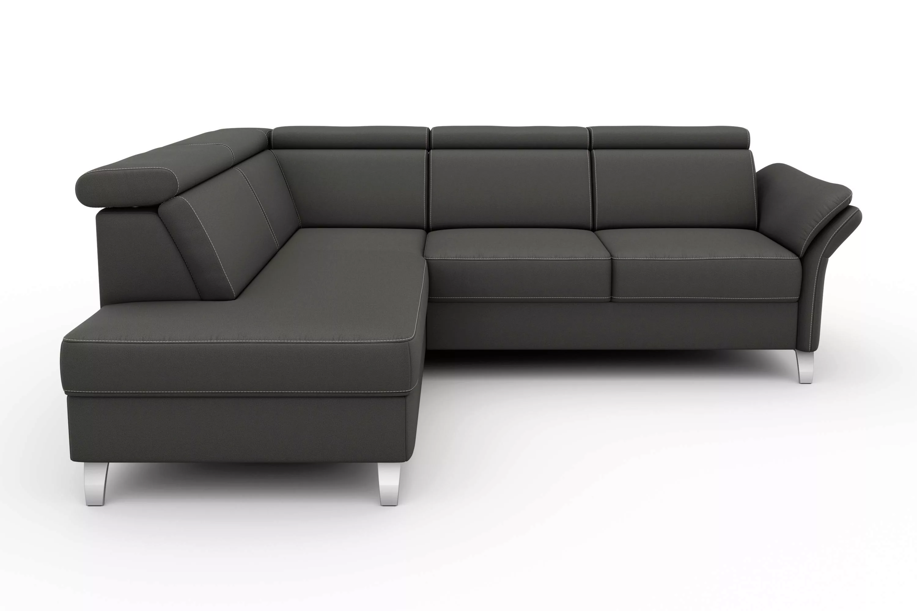 sit&more Ecksofa »Vincenzo L-Form«, inklusive Kopfteilverstellung, wahlweis günstig online kaufen