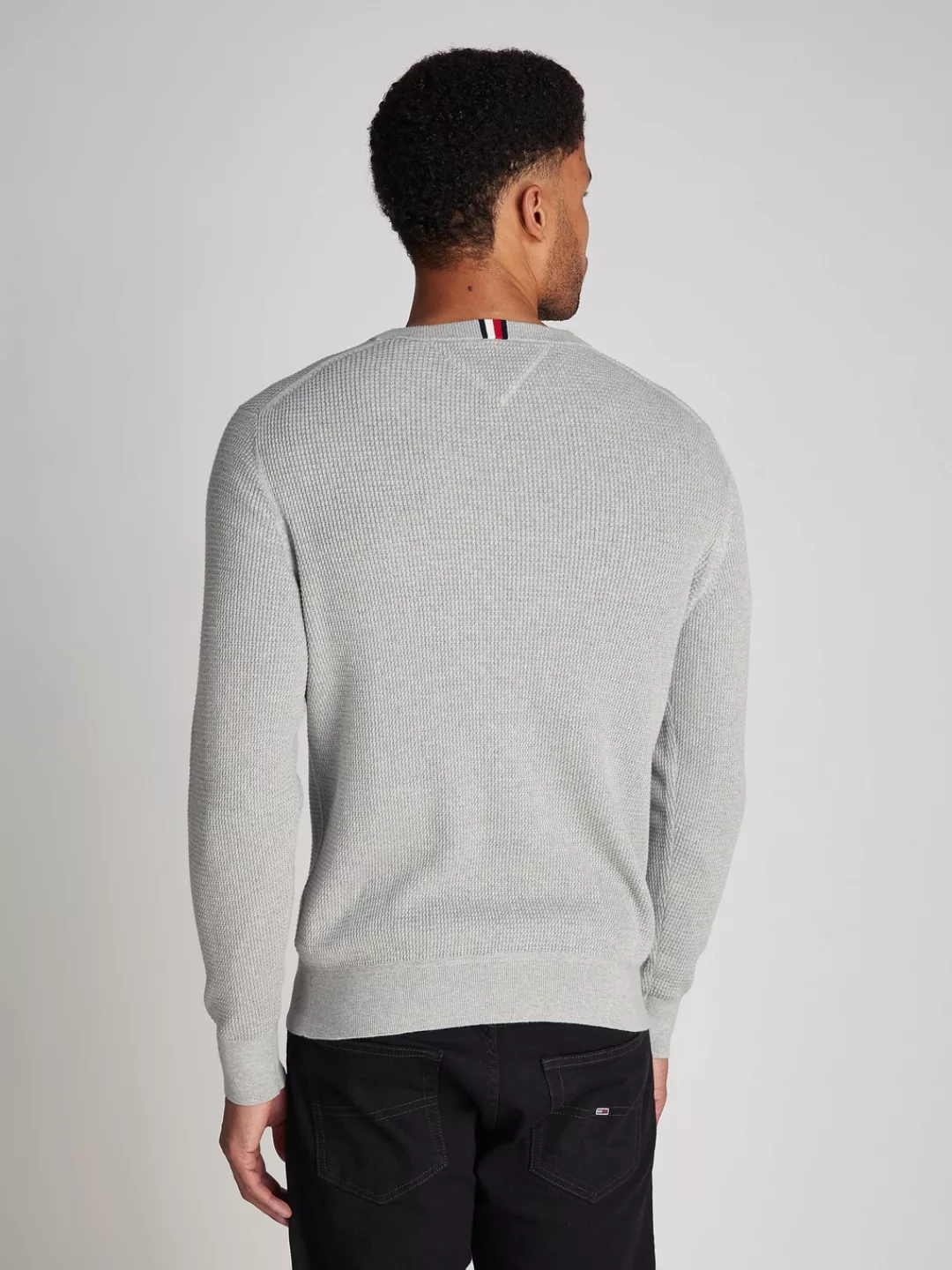 Tommy Hilfiger Rundhalspullover "REFINED STRUCTURE CREW NK", mit feiner Str günstig online kaufen