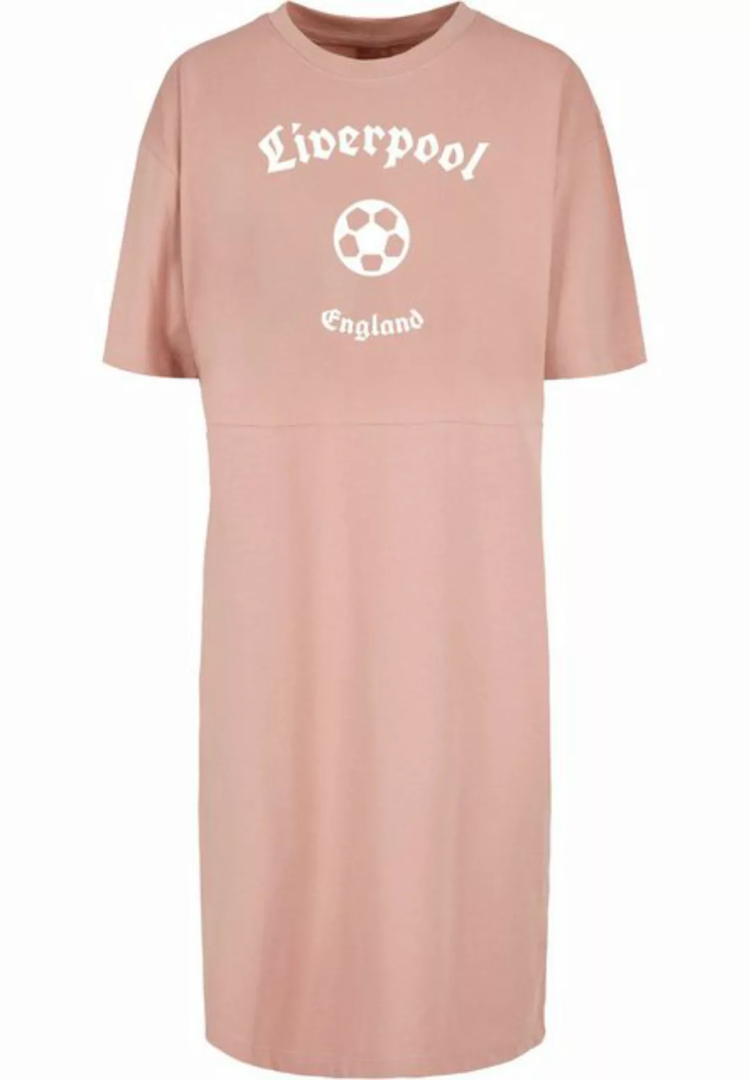 Merchcode Stillkleid "Damen Ladies Liverpool X Organic Oversized Slit Tee D günstig online kaufen