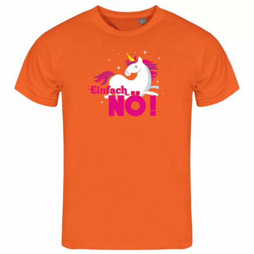 deinshirt Print-Shirt Herren T-Shirt Einhorn Einfach NÖ Funshirt mit Motiv günstig online kaufen