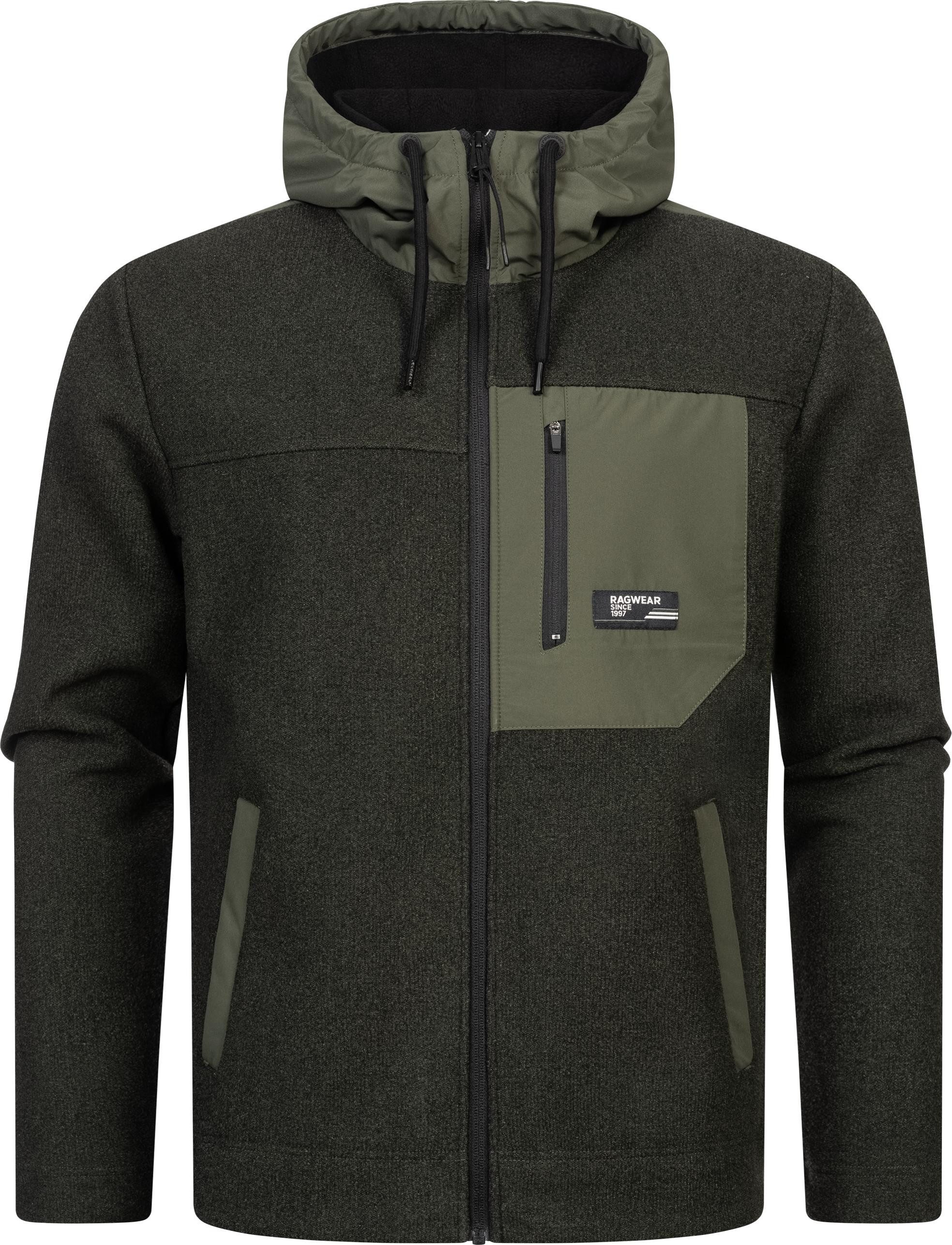 Ragwear Fleecejacke Brodney Stylische Herren Übergangsjacke günstig online kaufen
