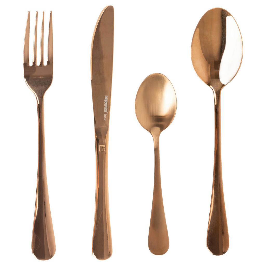 BERGNER Besteckset Copper Kupfer Edelstahl 16 tlg. günstig online kaufen