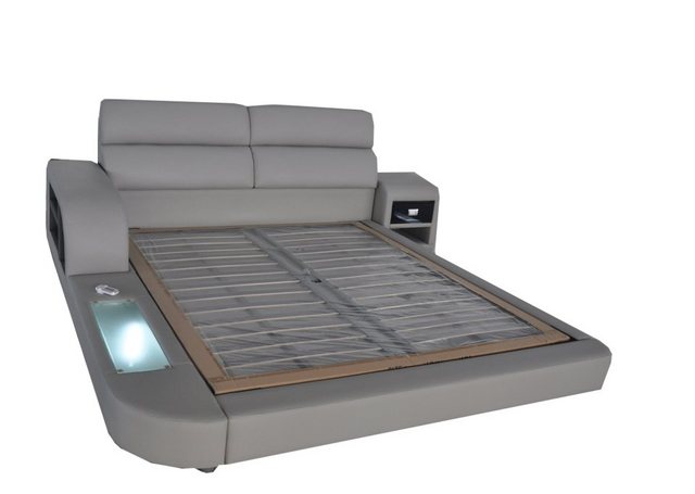 JVmoebel Bett Luxus Leder Design Polster Betten Doppel Modernes 180/200 Bet günstig online kaufen