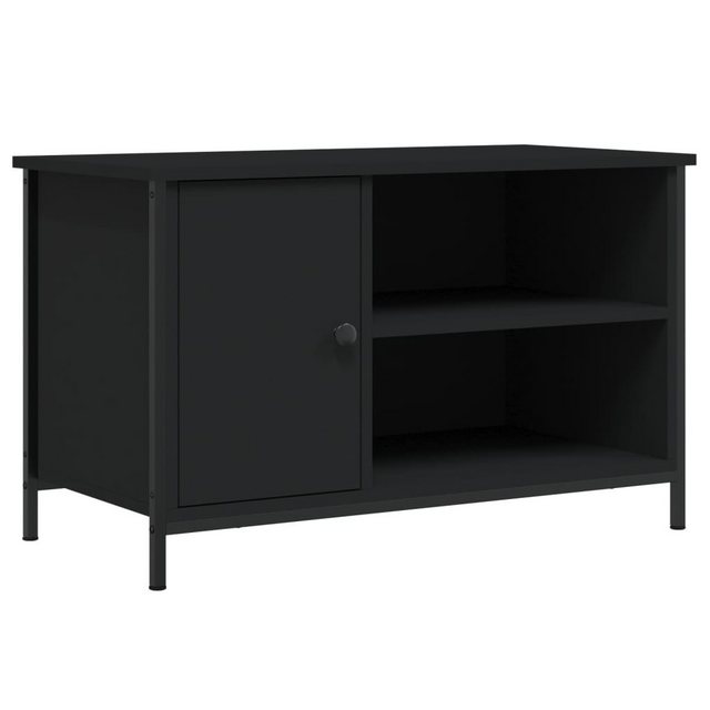 vidaXL TV-Schrank TV Schrank Fernsehschrank Lowboard Regal Schwarz 80x40x50 günstig online kaufen