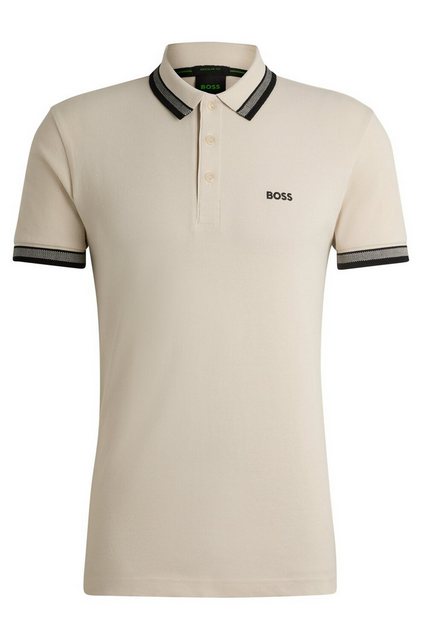 BOSS GREEN Poloshirt Paddy mit kontrastfarbenen Streifen am Kragen günstig online kaufen