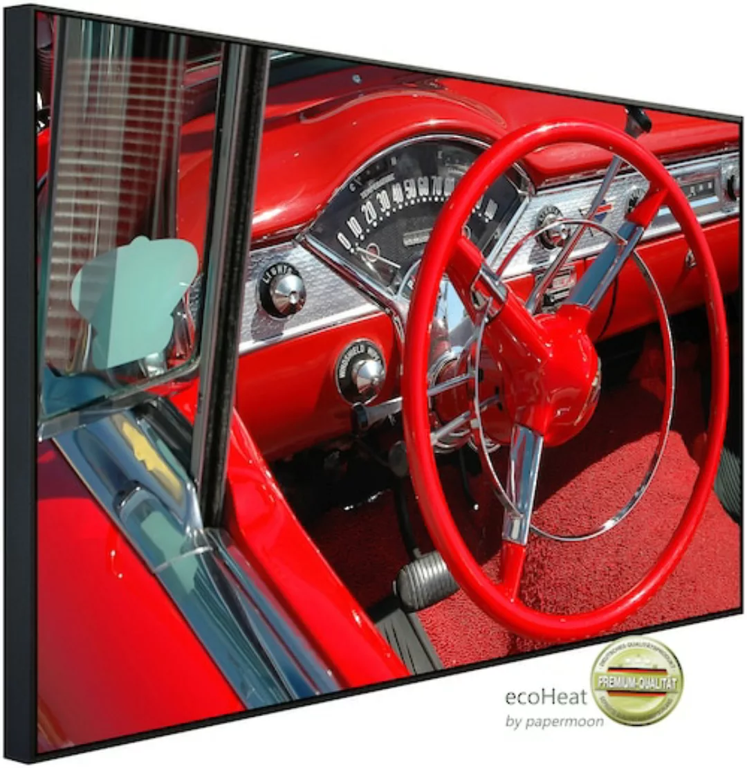 Papermoon Infrarotheizung »Rotes Auto«, sehr angenehme Strahlungswärme günstig online kaufen