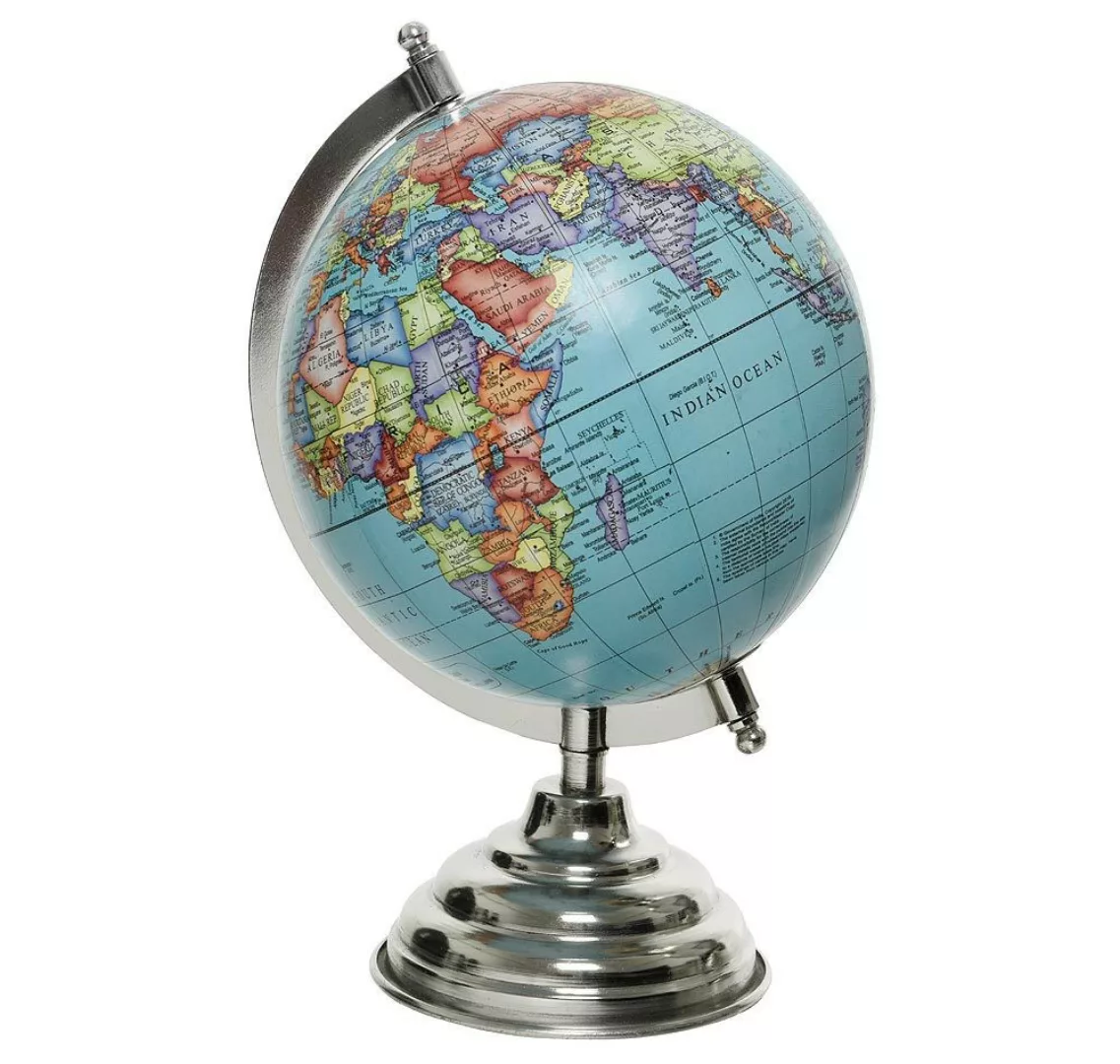 Globus Blau Tischglobus Weltkugel mit Ständer Standglobus Geografische Kart günstig online kaufen