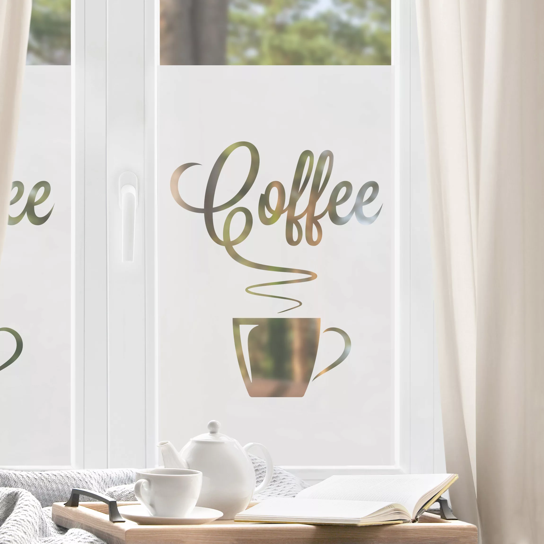 Fensterfolie Heißer Kaffee II günstig online kaufen
