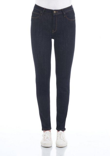 Lee Jeans – Scarlett – Jeans mit hohem Bund und dunkelblauer Waschung günstig online kaufen