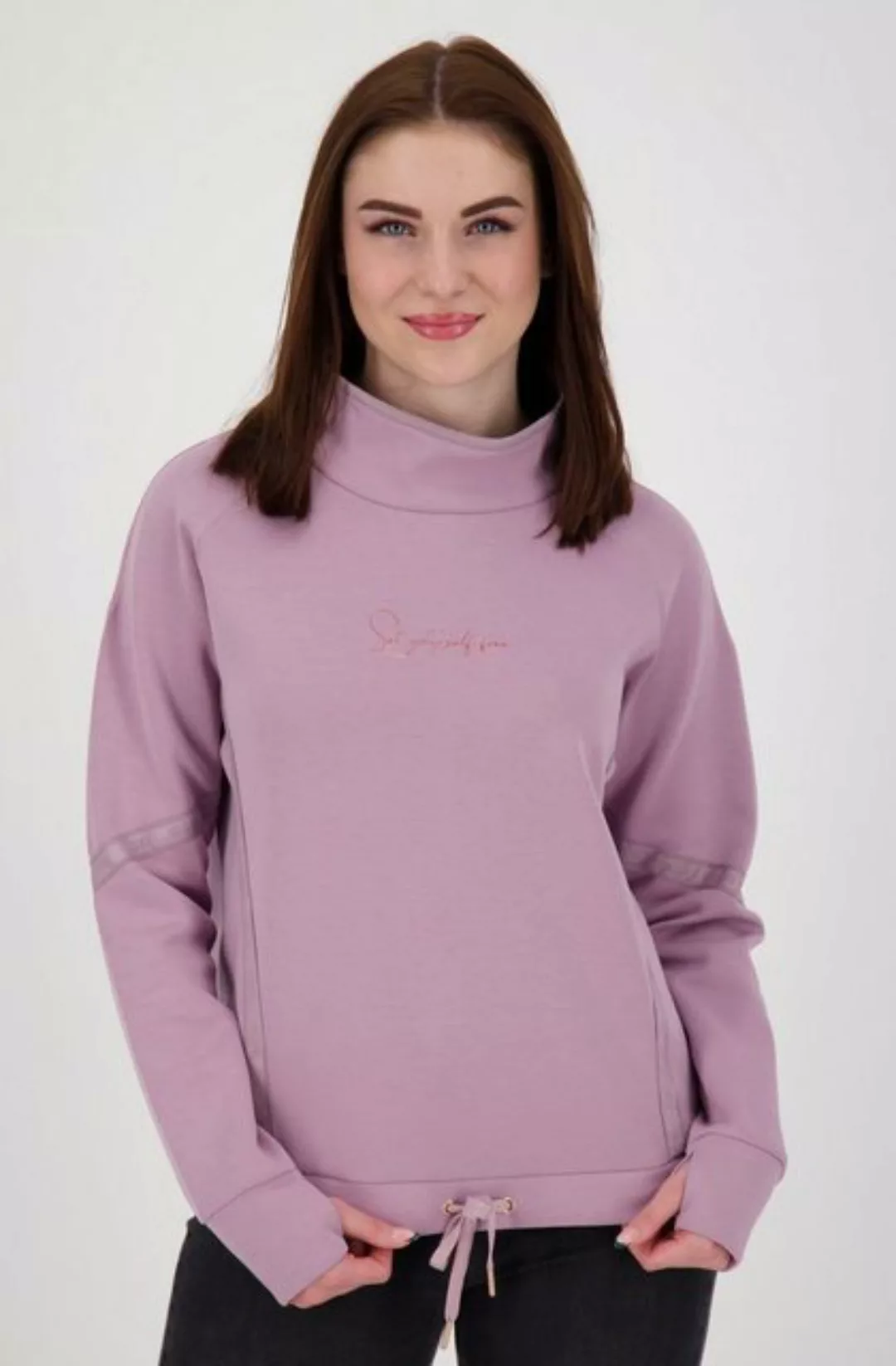 DEPROC Active Sweatshirt JETTE CS WOMEN Sweatshirt vorne etwas kürzer, Kord günstig online kaufen