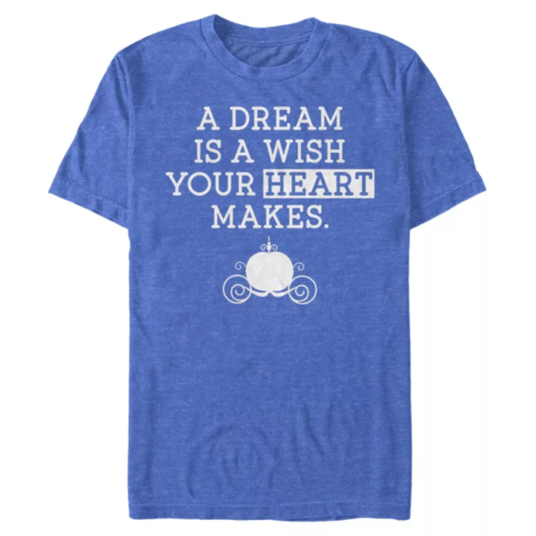 Disney - Aschenputtel - Text Dream Wish - Männer T-Shirt günstig online kaufen