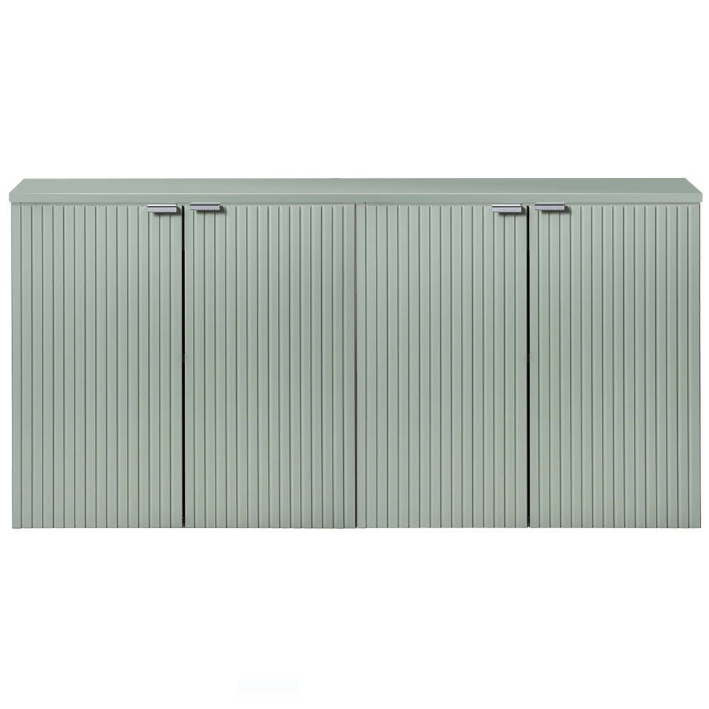 Doppel-Waschtischunterschrank 120cm, grün, NEWPORT-56-GREEN günstig online kaufen