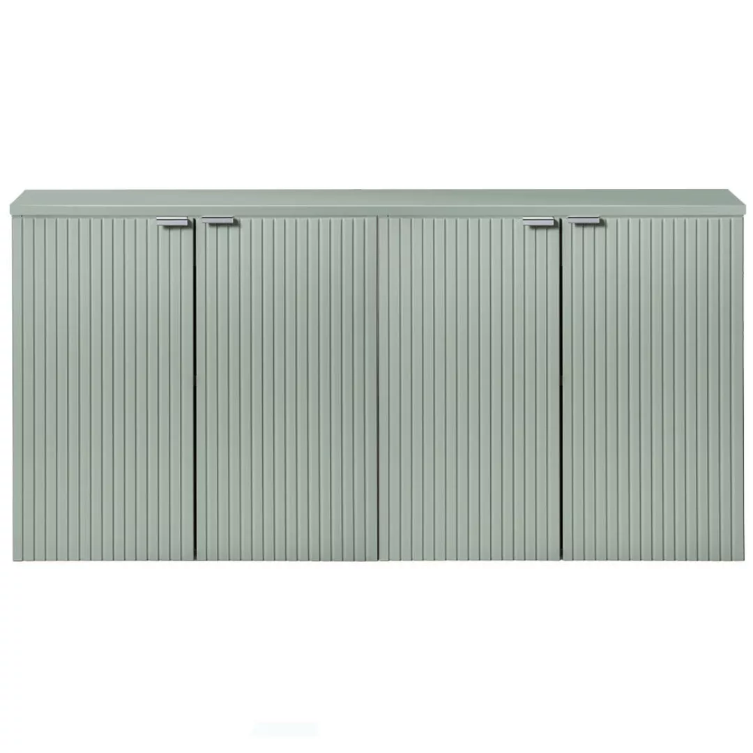 Doppel-Waschtischunterschrank 120cm, grün, NEWPORT-56-GREEN günstig online kaufen