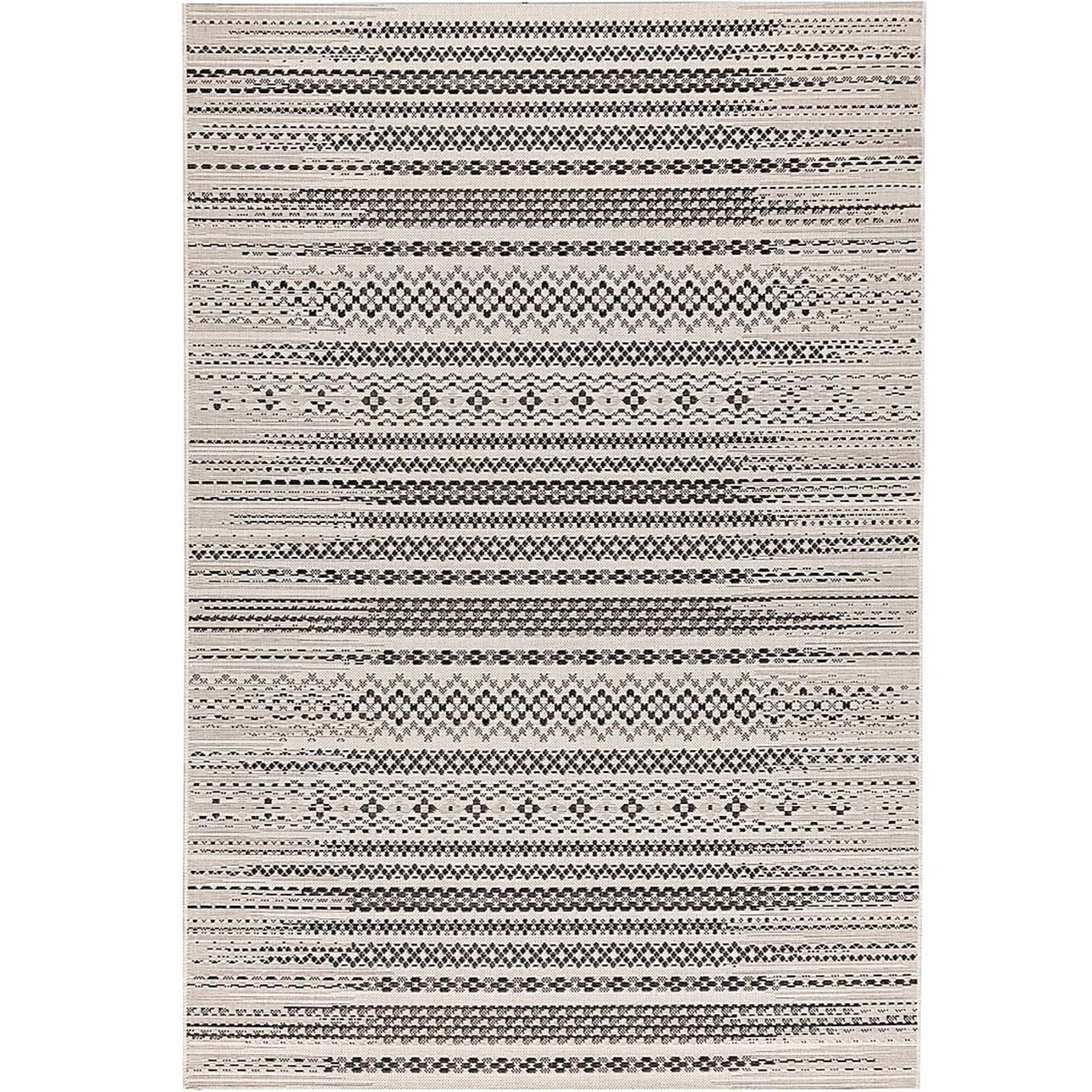 Teppich Modern Etno wool/ black 200x290cm, 200 x 290 cm günstig online kaufen