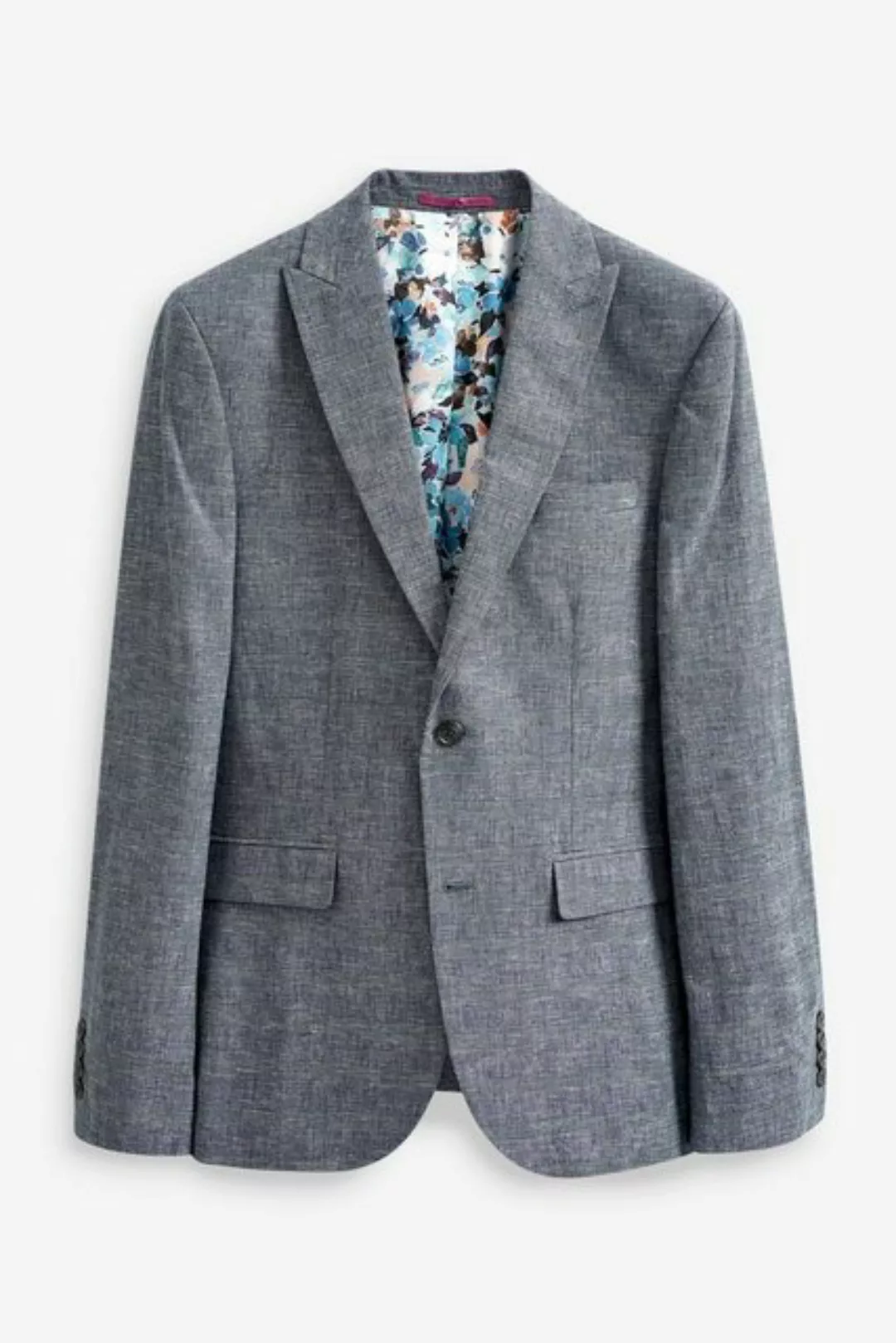 Next Baukastensakko Slim Fit Anzug aus Leinengemisch: Sakko (1-tlg) günstig online kaufen