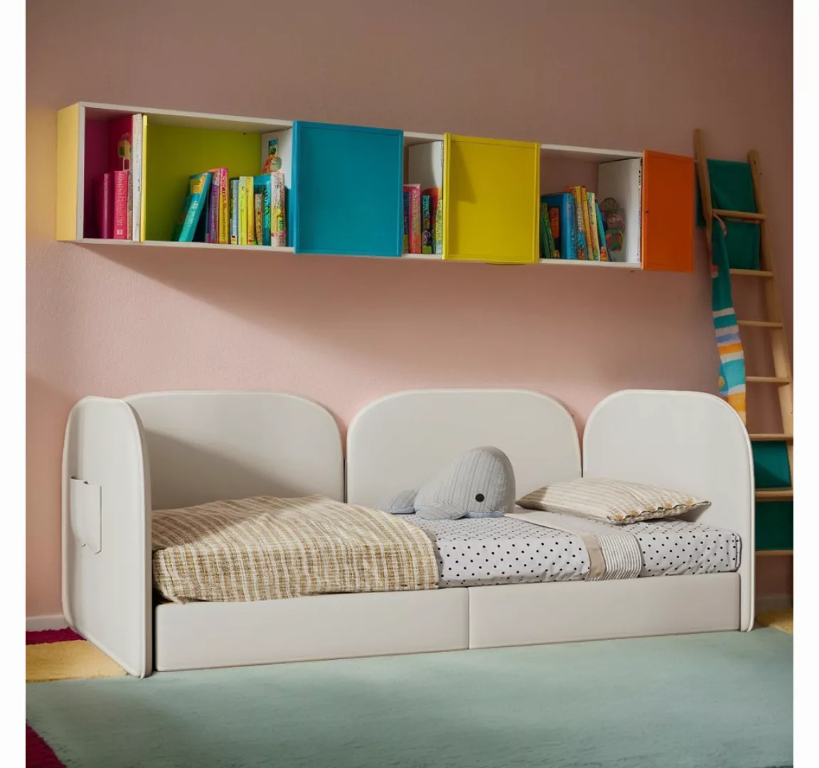 Rutaqian Polsterbett Sofabett Tagesbett Kinderbett, Daybed, Kaninchen Kopft günstig online kaufen