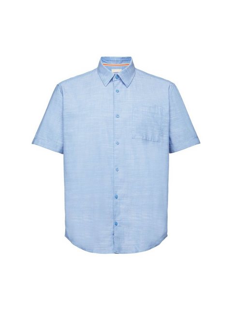 edc by Esprit Kurzarmhemd Button-Down-Hemd aus Baumwolle günstig online kaufen