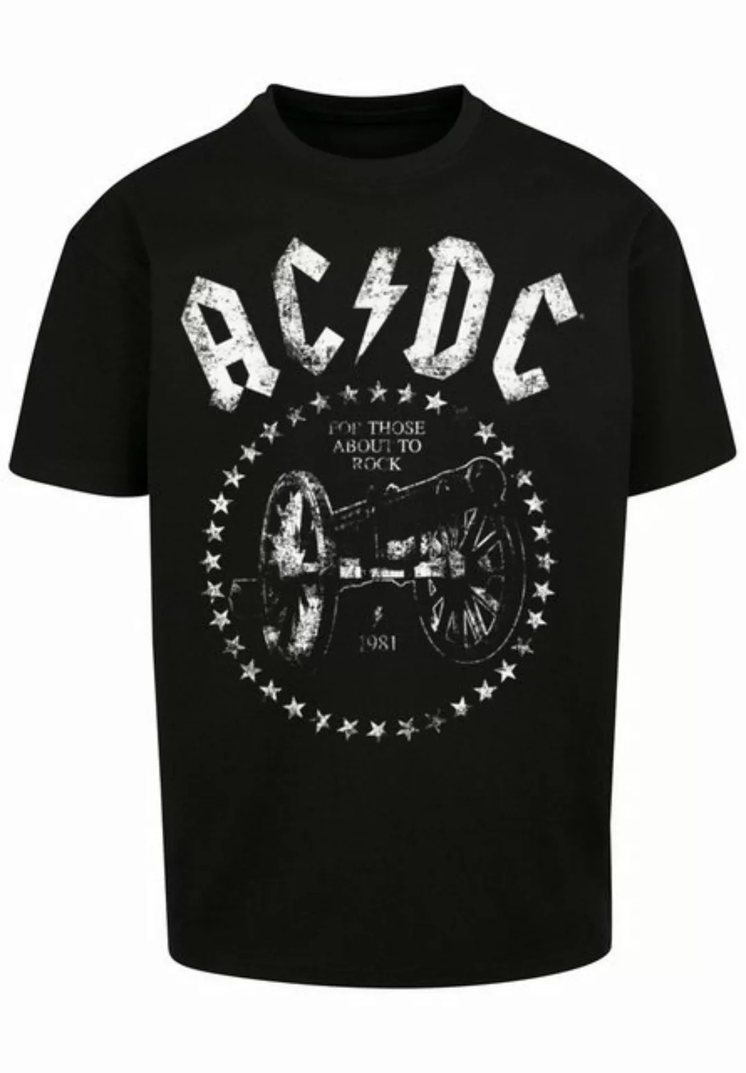 F4NT4STIC T-Shirt PLUS SIZE ACDC We Salute You Cannon Print günstig online kaufen