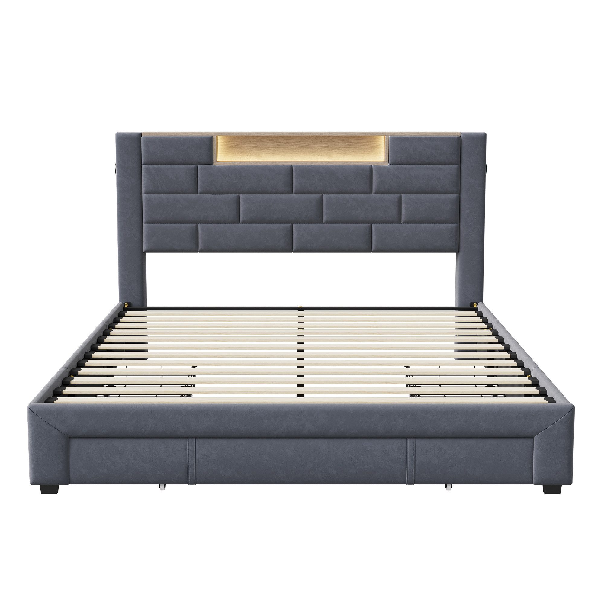 Furnishings Home Stauraumbett Polsterbett Doppelbett inkl. günstig online kaufen