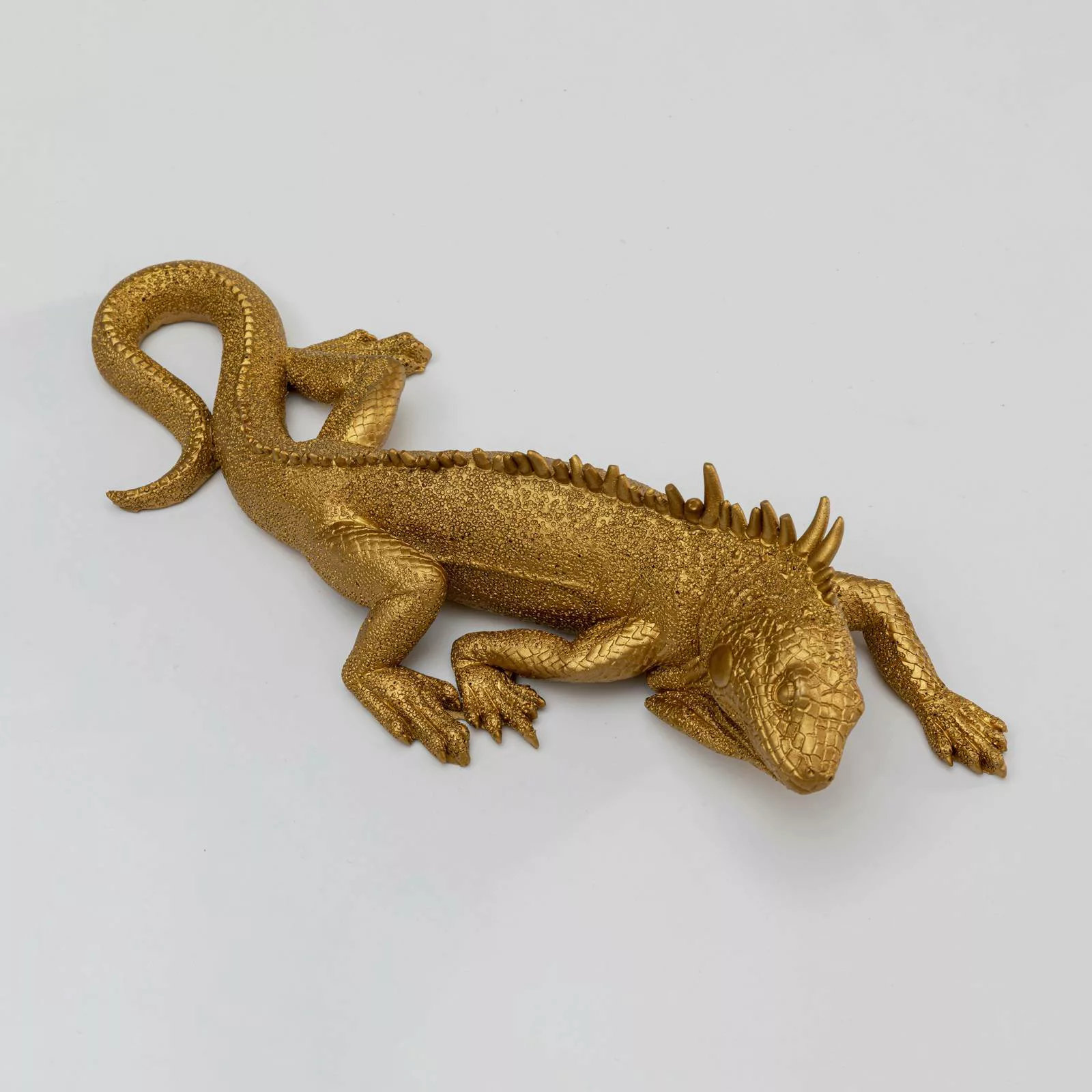 KARE Wandobjekt Lizard, Polyresin lackiert, 31 x 11 cm, gold günstig online kaufen