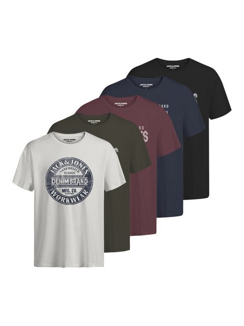 Jack & Jones T-Shirt JJJeans (5-tlg) günstig online kaufen