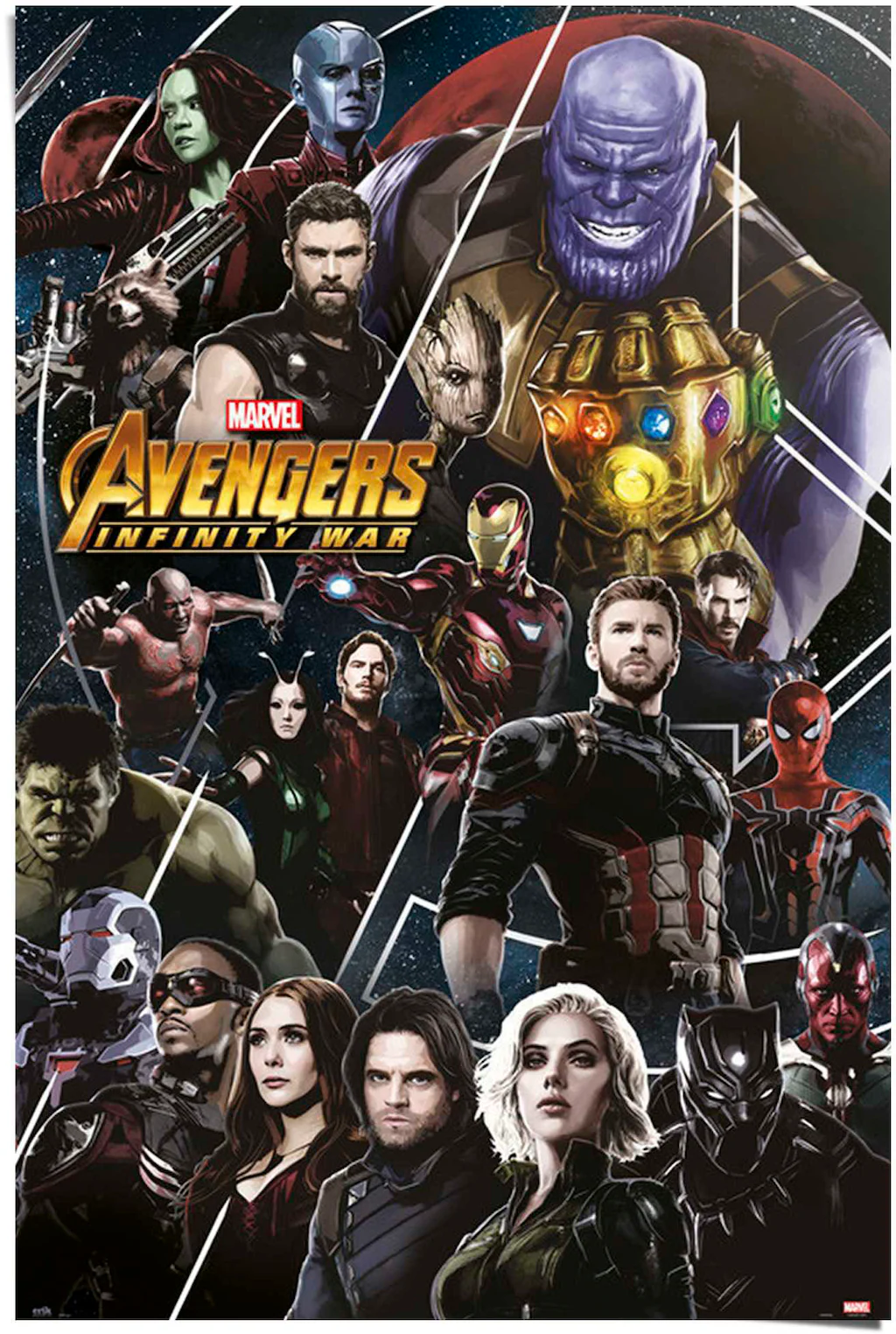 Reinders Poster "Marvel Avengers - Infinity War" günstig online kaufen